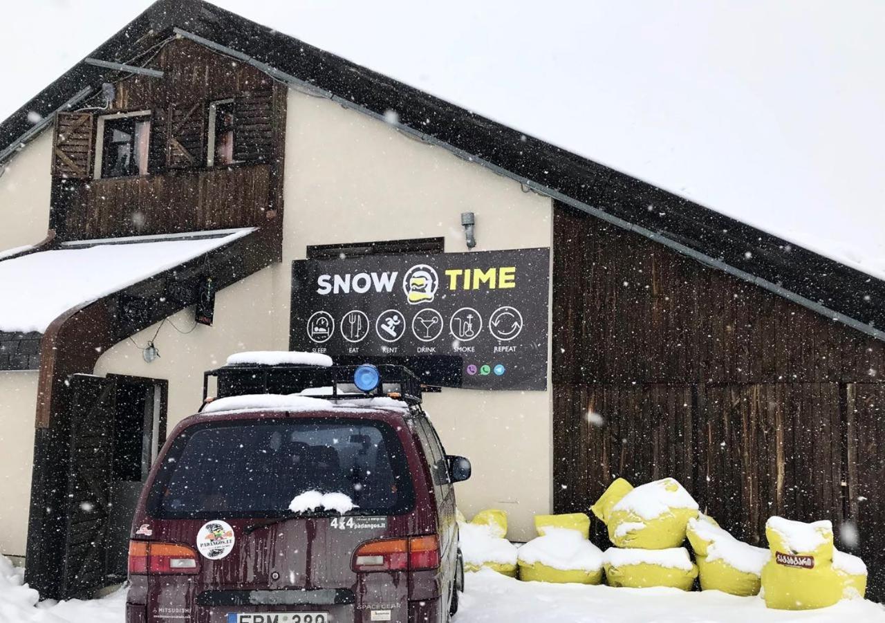 Snow Time Cottage Goudaouri Extérieur photo